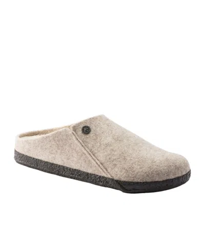 Birkenstock Logo Sheepskin Muller Shoes In Nude