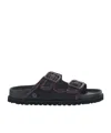 Birkenstock Stone Washed Denim Arizona Sandals In Blue