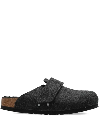 Birkenstock Loma Fe Strap Slippers In Black