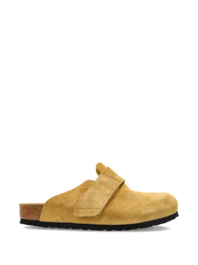 Birkenstock Loma Flat Mules In Brown