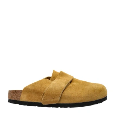 Birkenstock Loma Slip On Slides In Brown