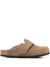 Birkenstock Loma Strap Mules In Brown