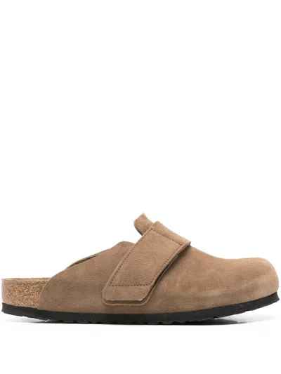 Birkenstock Loma Strap Mules In Brown