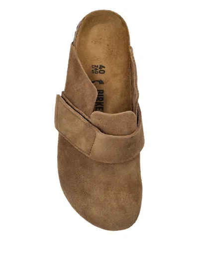 Birkenstock Loma Suede Mules In Brown