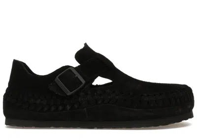 Pre-owned Birkenstock London Braided Kith Sneakers In Black