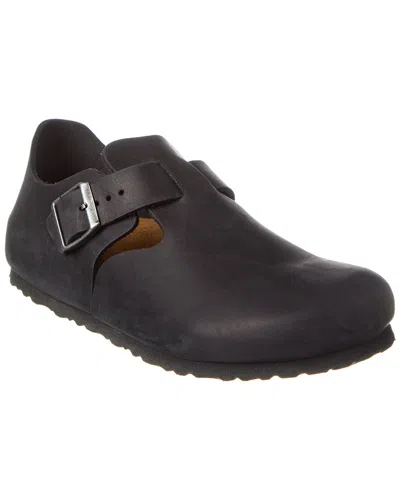 Birkenstock London Bs Narrow Leather Clog In Black