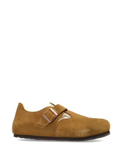 Birkenstock London Shearling Mules In Multi