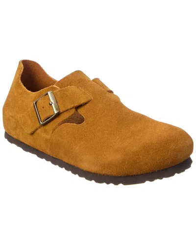 Birkenstock London Suede Clog In Brown