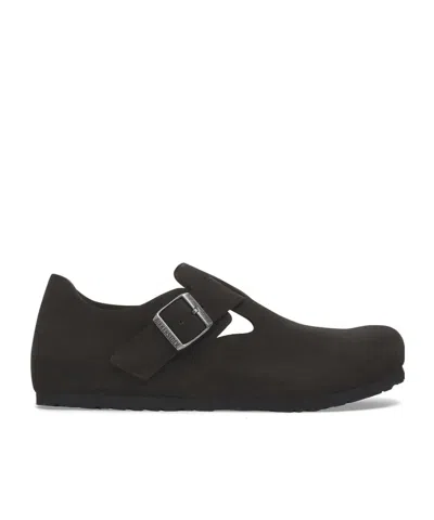 Birkenstock London Suede Leather In Black