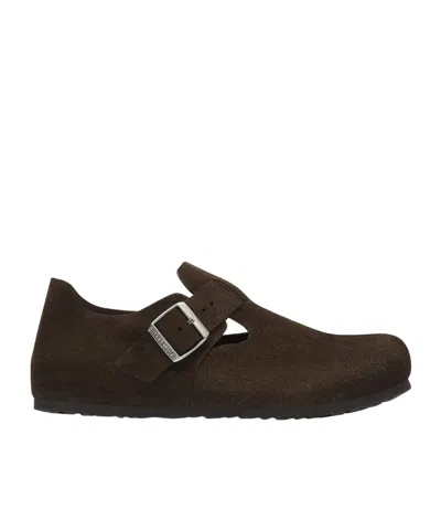 Birkenstock London Buckle-fastening Sandals In Gray