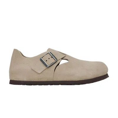 Pre-owned Birkenstock London Suede Leather 'taupe' | Grey | Men's Size 39 In Gray