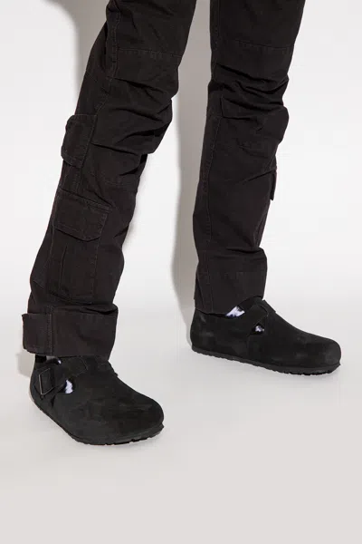 Birkenstock ‘london' Suede Shoes In Black