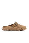 Birkenstock Lutry Clog In Gray Taupe