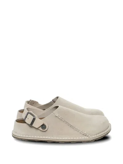 Birkenstock Lutry Premium Mules In Gray