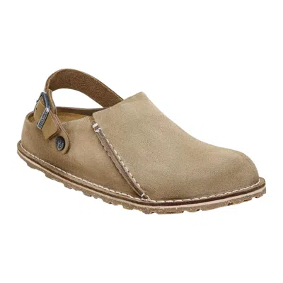 Birkenstock Lutry Premium Suede Gray Taupe 1025293 Men's