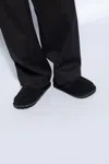 Birkenstock ‘lutry Premium' Suede Slides In Black