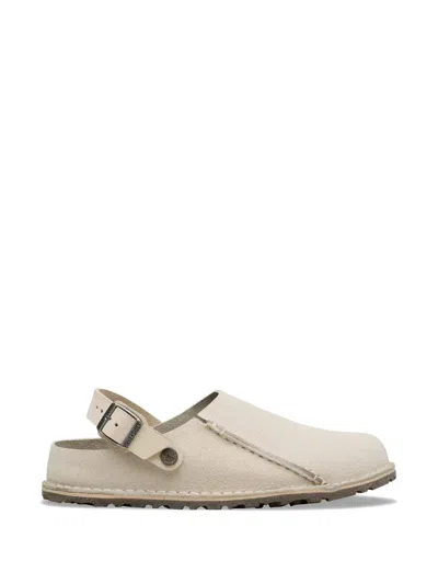Birkenstock Lutry Premium Suede Sneakers In Neutral