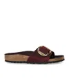 Birkenstock Madrid Big Buckle Bordeaux In Zinfandel