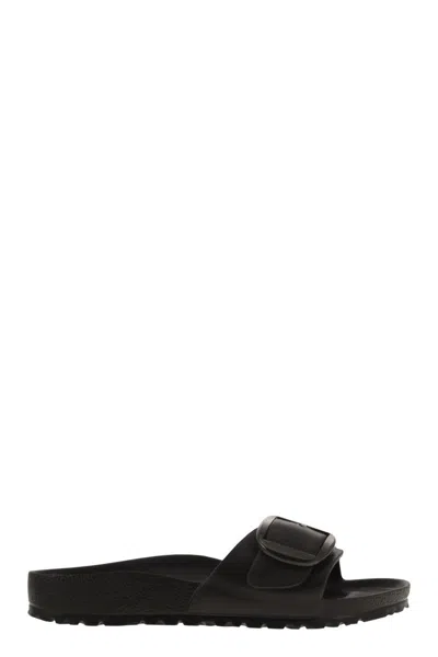 Birkenstock Madrid Big Buckle Eva Slipper With Buckle In Black