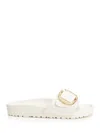 Birkenstock Madrid Big Buckle Eva Eggshell In White