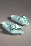 Birkenstock Madrid Big Buckle Eva Slide Sandal In Green