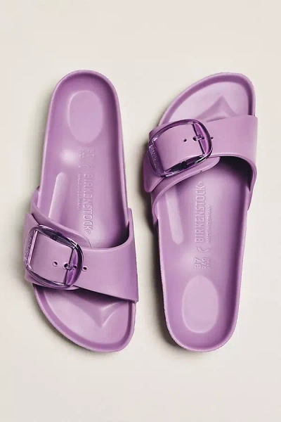 Birkenstock Madrid Big Buckle Eva Sandals In Purple
