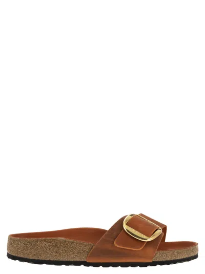 Birkenstock Madrid Big-buckle Sandals In Orange