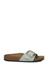 Birkenstock Madrid Big Buckle Sandals In Gold