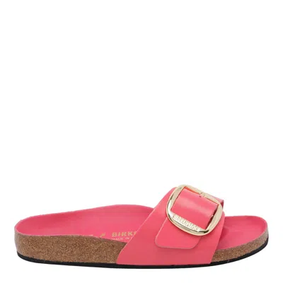 Birkenstock Madrid Big Buckle Hex Sandals In Pink