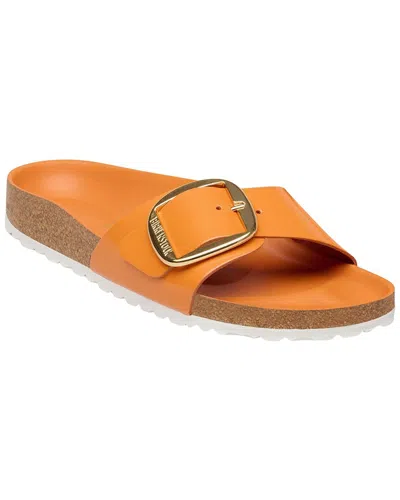 Birkenstock Madrid Big Buckle Leather Sandal In Orange