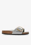 Birkenstock Madrid Big Buckle Leather Slides