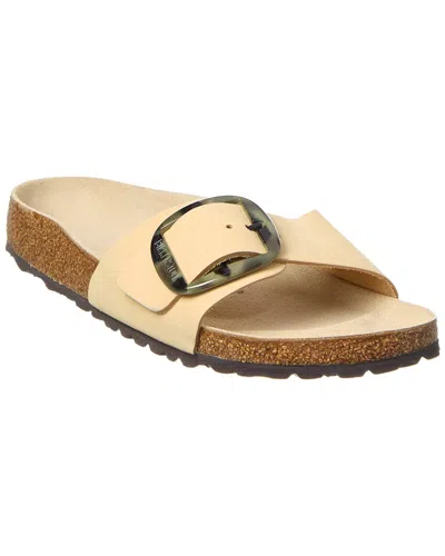 Birkenstock Madrid Big Buckle Narrow Leather Sandal In Brown