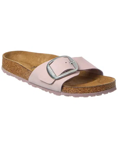 Birkenstock Madrid Big Buckle Narrow Leather Sandal In Brown