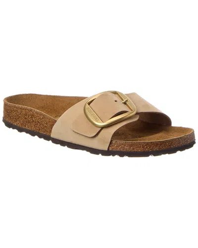 Birkenstock Madrid Big Buckle Narrow Leather Sandal In Brown