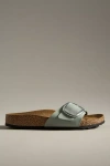 Birkenstock Madrid Big Buckle Slide Sandal In Green