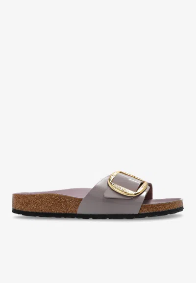 Birkenstock Madrid Big Buckle Sandals In Purple