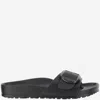 Birkenstock Madrid Big Buckle Eva Slipper With Buckle In Black