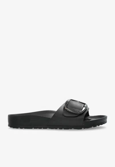 Birkenstock Madrid Big Buckle Sandals In Black