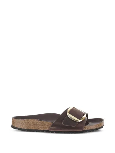 Birkenstock Madrid Big Buckle Sandals In Brown