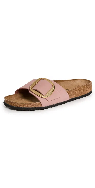 Birkenstock Madrid Big Buckle Sandals Old Rose In Pink