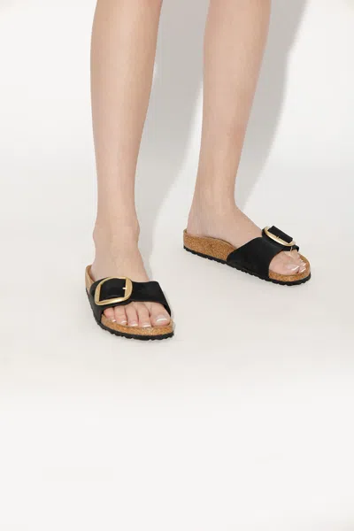 Birkenstock ‘madrid Big Buckle' Slides In Black