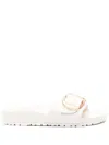 Birkenstock Madrid Big Buckle Eva Eggshell In Neutrals