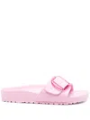 Birkenstock Madrid Big Buckle Eva Slipper With Buckle In Pink