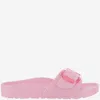 Birkenstock Madrid Big Buckle Eva Slipper With Buckle In Pink