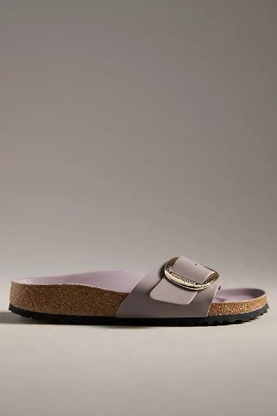 BIRKENSTOCK MADRID BIG HAMMERED BUCKLE HIGH SHINE SANDALS