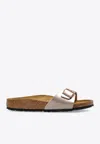 Birkenstock Madrid Logo-debossed Sandals In Gold