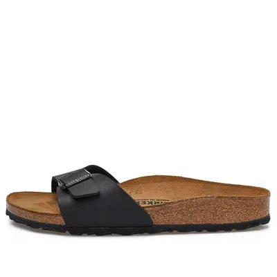Birkenstock Madrid Birko-flor Narrow Fit Sandals 'black'