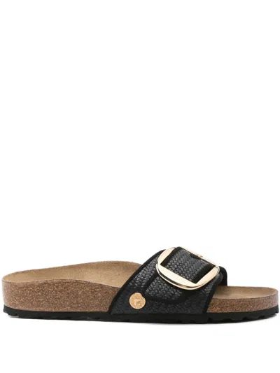 Birkenstock Madrid Buckle-detail Sandals In Black