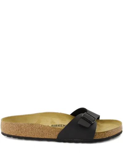 Birkenstock Madrid Buckle Single-band Sandals In Black