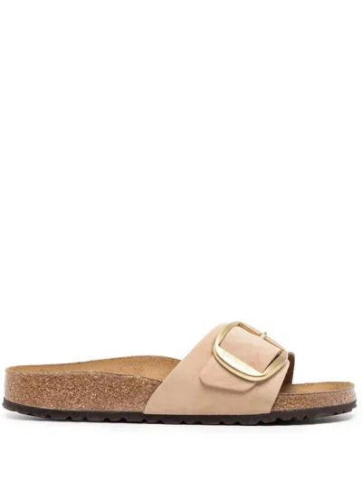 BIRKENSTOCK MADRID BUCKLED LEATHER SANDALS